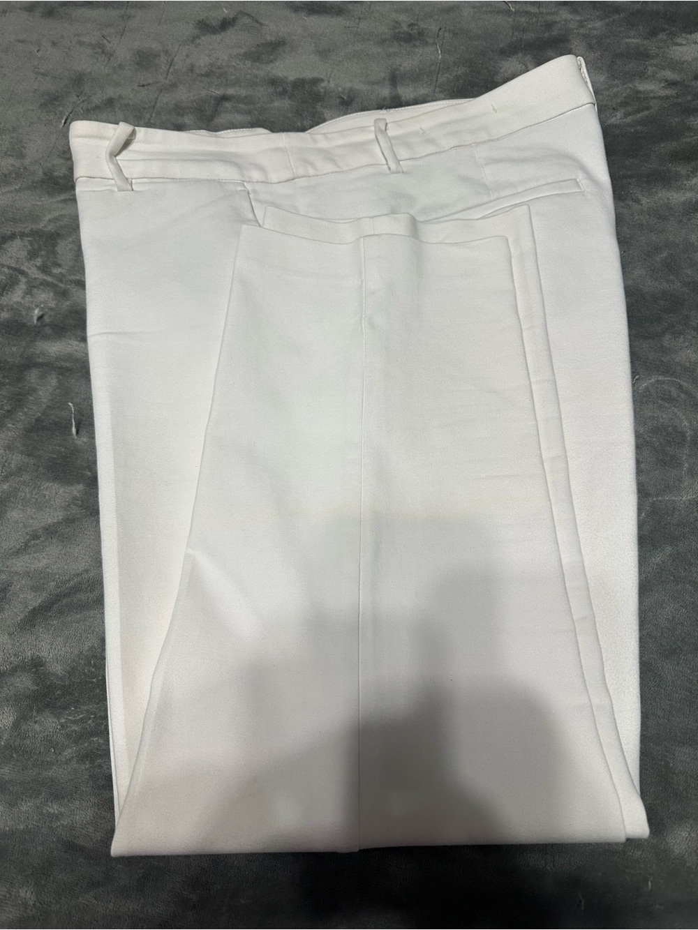 LOFT White Cropped Ankle Pants